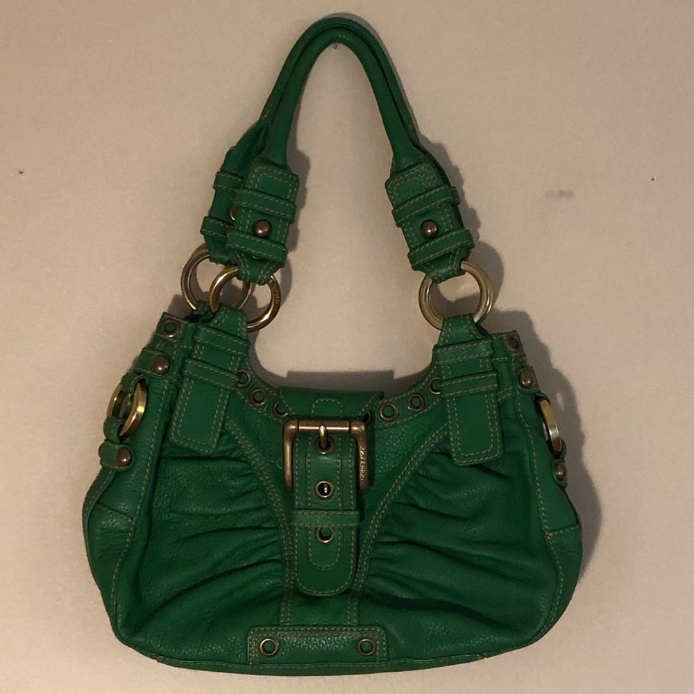 Emerald green Isabella Fiore bag.